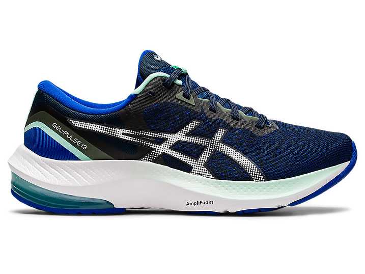 Women's Asics GEL-PULSE 13 Walking Shoes Blue / White | Israel-4056897