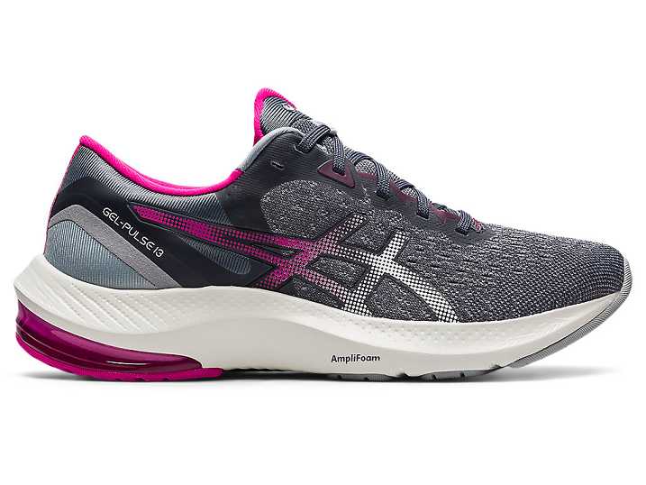 Women's Asics GEL-PULSE 13 Walking Shoes Grey / White | Israel-8753914