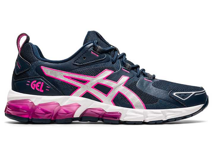 Women's Asics GEL-QUANTUM 180 Sneakers Blue / Pink | Israel-2519806