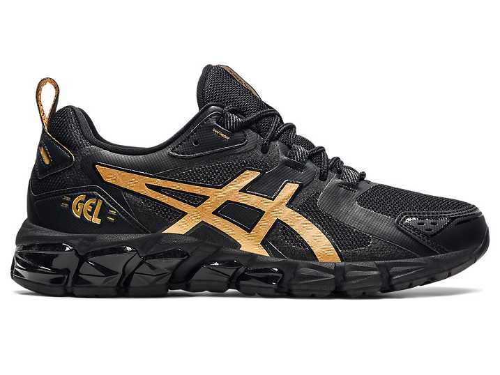 Women's Asics GEL-QUANTUM 180 Sneakers Black / Gold | Israel-3260481