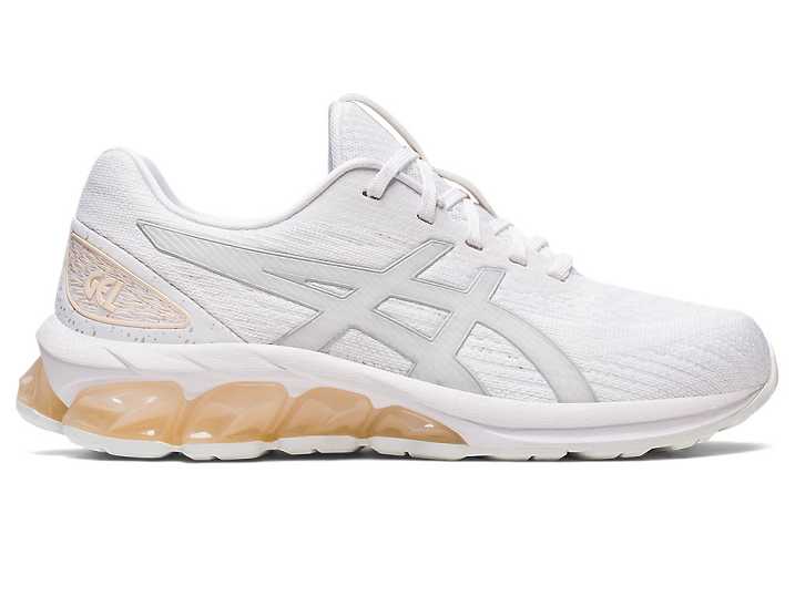 Women's Asics GEL-QUANTUM 180 VII Sneakers White / Grey | Israel-0276985