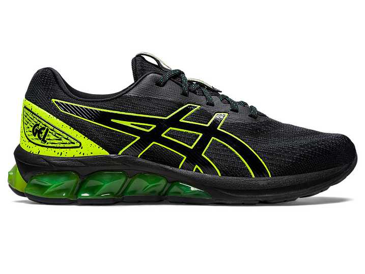 Women's Asics GEL-QUANTUM 180 VII Sneakers Black / Yellow | Israel-1502389