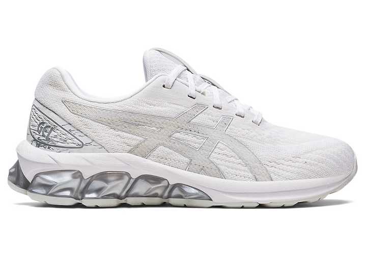 Women's Asics GEL-QUANTUM 180 VII Sneakers White / Silver | Israel-8560347