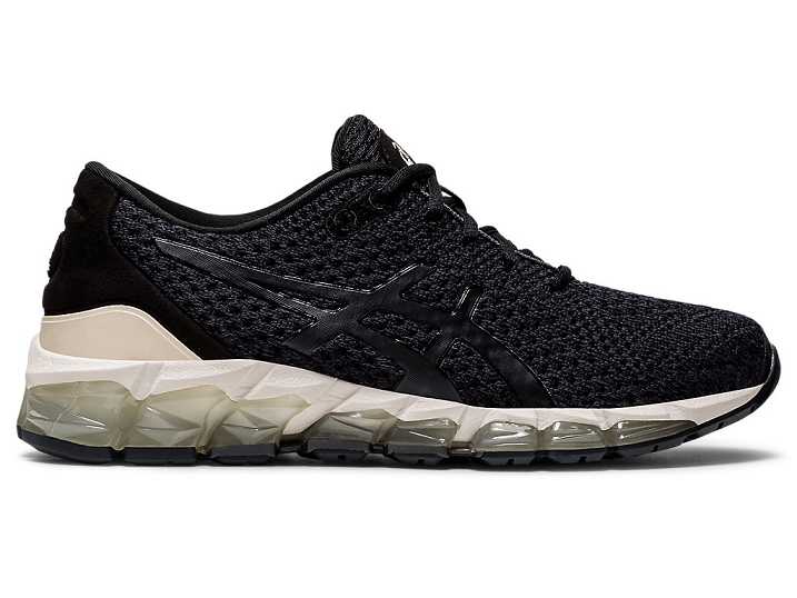 Women's Asics GEL-QUANTUM 360 5 KNIT Sneakers Black / pink | Israel-2183764
