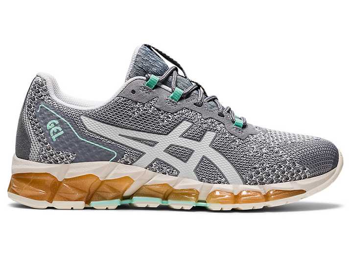 Women's Asics GEL-QUANTUM 360 6 KNIT Sneakers Grey | Israel-8602951