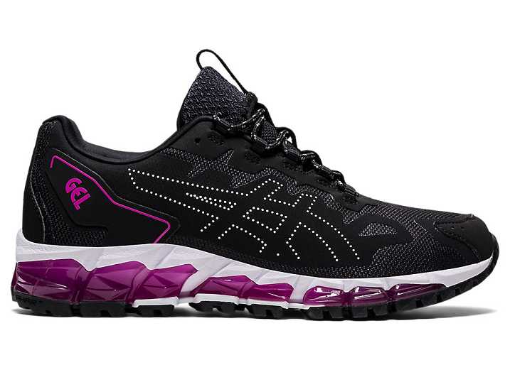 Women's Asics GEL-QUANTUM 360 6 Sneakers Black / Purple | Israel-2835196