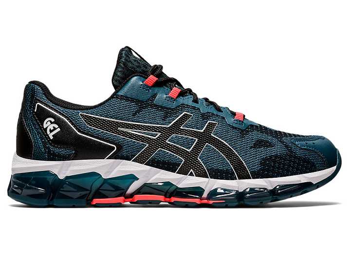 Women's Asics GEL-QUANTUM 360 6 Sneakers Blue / Black | Israel-8025163