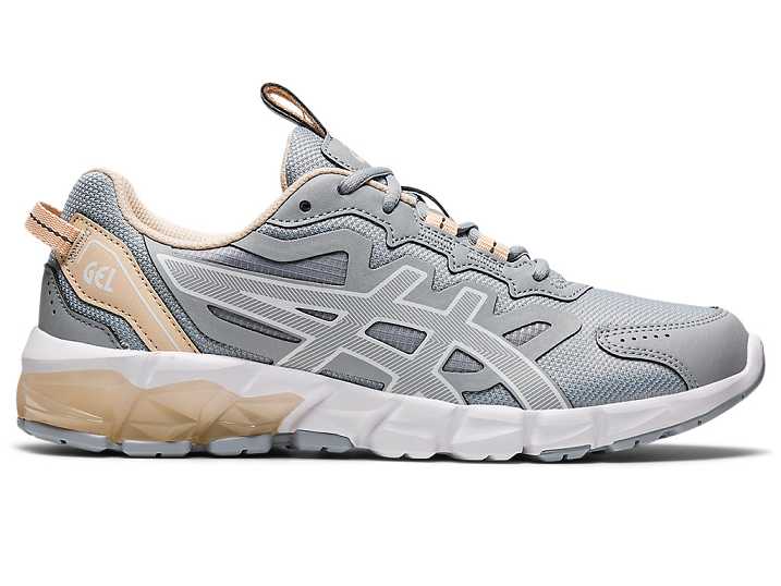 Women's Asics GEL-QUANTUM 90 3 Sneakers Grey / pink | Israel-7813694
