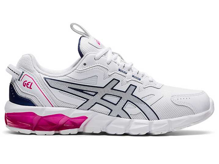 Women's Asics GEL-QUANTUM 90 3 Sneakers White / Blue | Israel-8403219