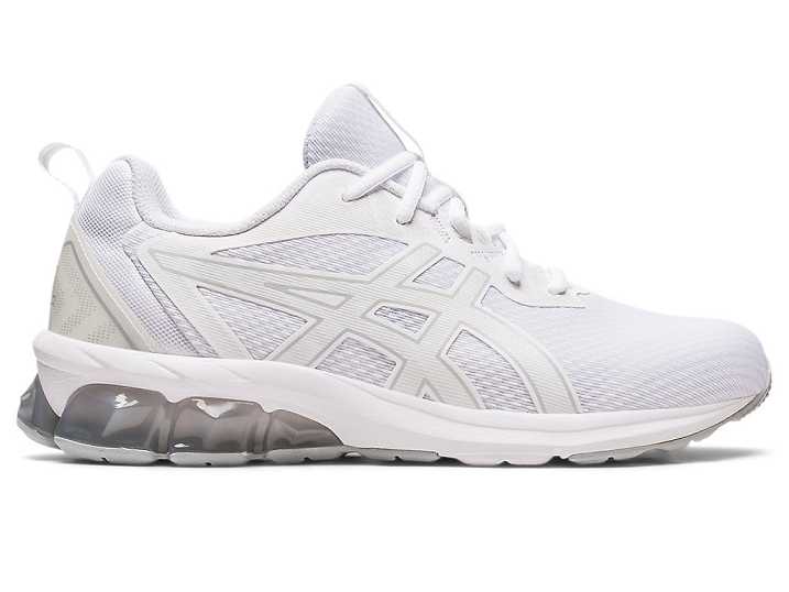 Women's Asics GEL-QUANTUM 90 IV Sneakers White / Grey | Israel-0598614