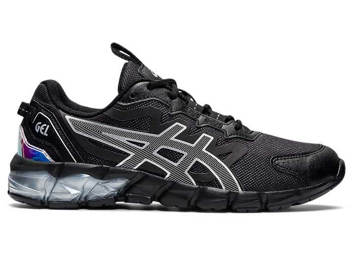 Women's Asics GEL-QUANTUM 90 Sneakers Black / Silver | Israel-5610947