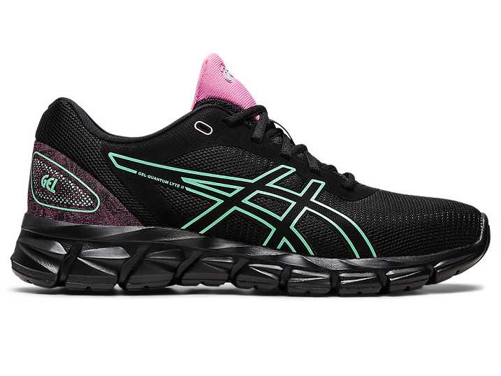 Women's Asics GEL-QUANTUM LYTE II Sneakers Black / Green | Israel-2194368
