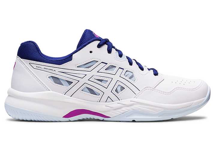 Women's Asics GEL-RENMA Volleyball Shoes White / Blue | Israel-0159473