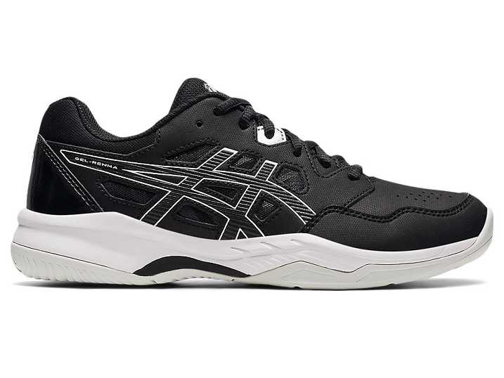 Women's Asics GEL-RENMA Volleyball Shoes Black / White | Israel-2509681