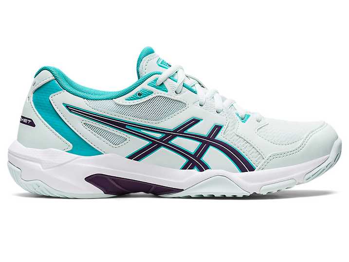 Women's Asics GEL-ROCKET 10 Volleyball Shoes Light Turquoise | Israel-3278914