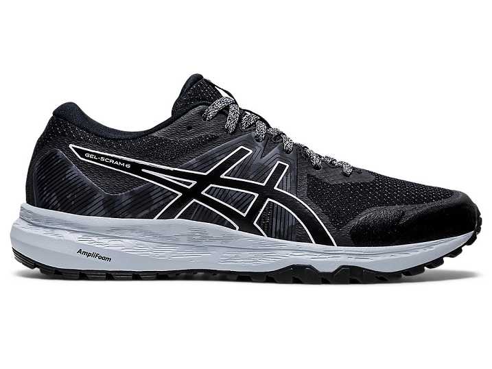 Women's Asics GEL-SCRAM 6 Trail Running Shoes Deep Grey / Black | Israel-8325941