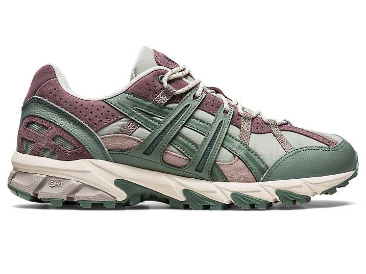 Women's Asics GEL-SONOMA 15-50 Trail Running Shoes Olive Grey | Israel-1908472