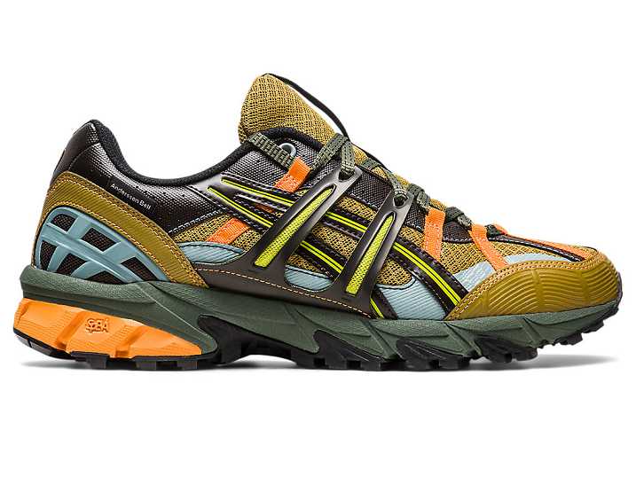 Women's Asics GEL-SONOMA 15-50 Trail Running Shoes Olive / Dark Brown | Israel-3210584