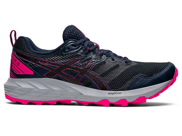 Women's Asics GEL-SONOMA 6 Trail Running Shoes Blue / Black | Israel-4056879