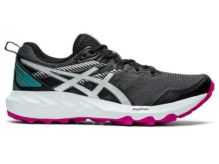 Women's Asics GEL-SONOMA 6 Trail Running Shoes Black / Silver | Israel-5379120