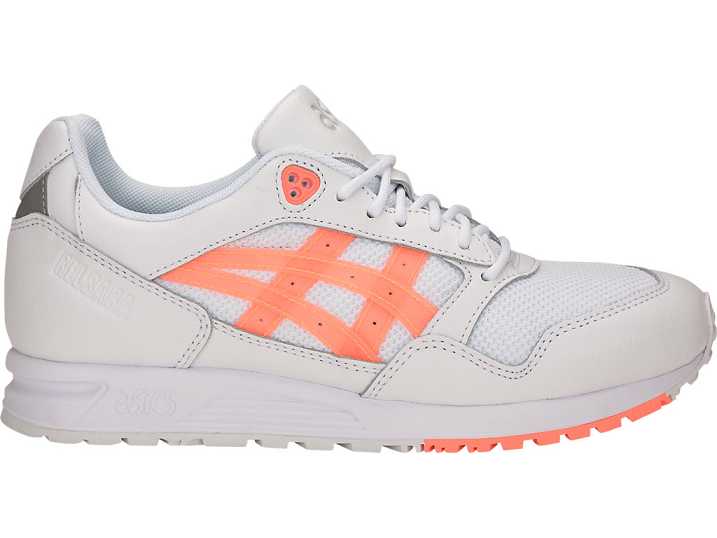 Women's Asics GEL-Saga Sneakers White / Orange Coral | Israel-1509647
