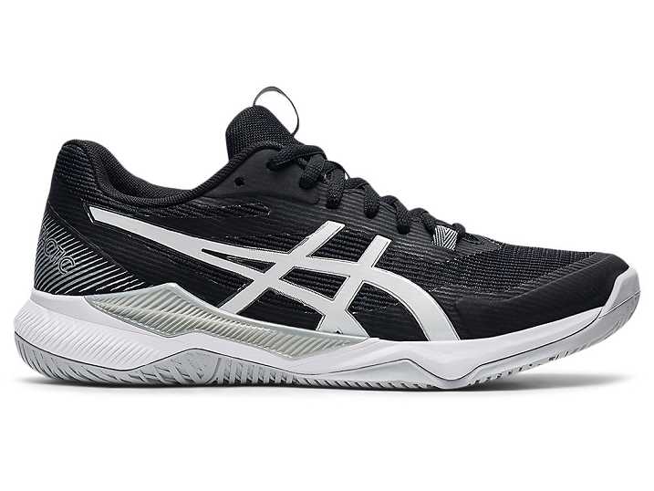 Women's Asics GEL-TACTIC Volleyball Shoes Black / White | Israel-5794831