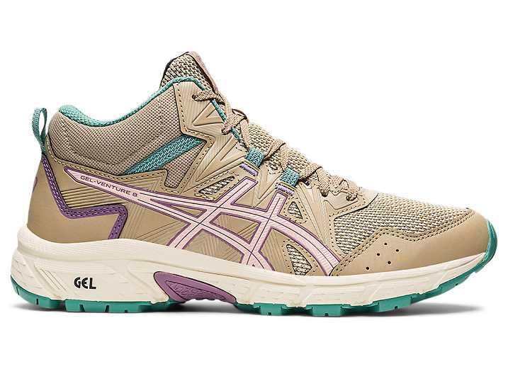 Women's Asics GEL-VENTURE 8 MT Trail Running Shoes Khaki | Israel-3802456