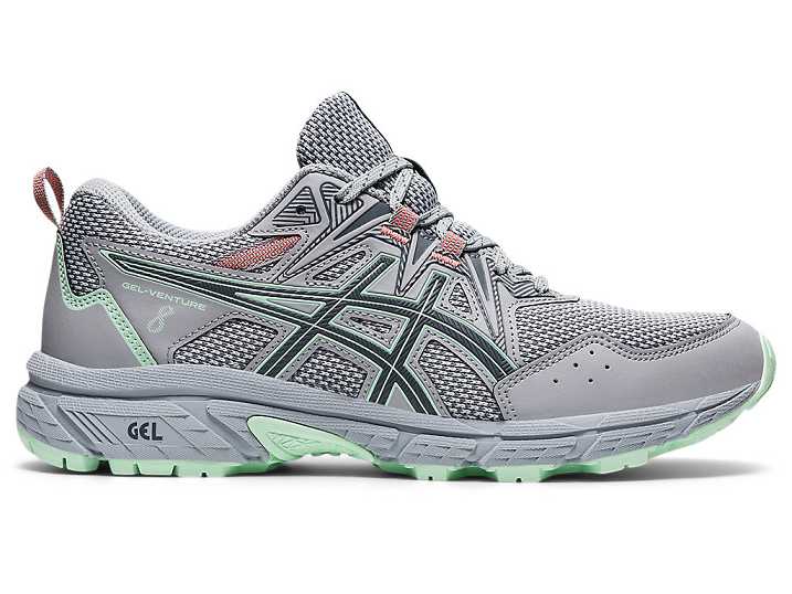 Women's Asics GEL-VENTURE 8 Trail Running Shoes Grey | Israel-5706918