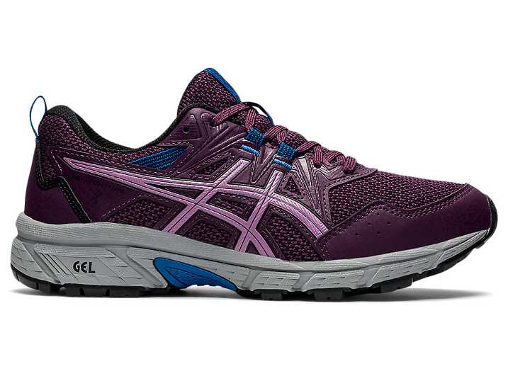 Women's Asics GEL-VENTURE 8 Trail Running Shoes Deep Purple / Black | Israel-5981674