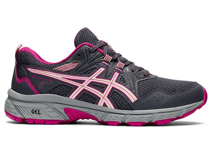 Women's Asics GEL-VENTURE 8 Trail Running Shoes Grey / Turquoise | Israel-6273981