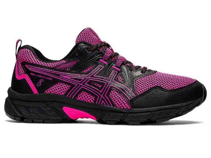 Women's Asics GEL-VENTURE 8 Trail Running Shoes Pink | Israel-9415238