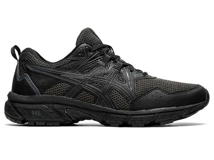 Women's Asics GEL-VENTURE 8 WIDE Trail Running Shoes Black | Israel-0857962