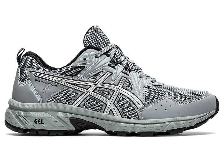Women's Asics GEL-VENTURE 8 WIDE Trail Running Shoes Grey / Silver | Israel-0976231