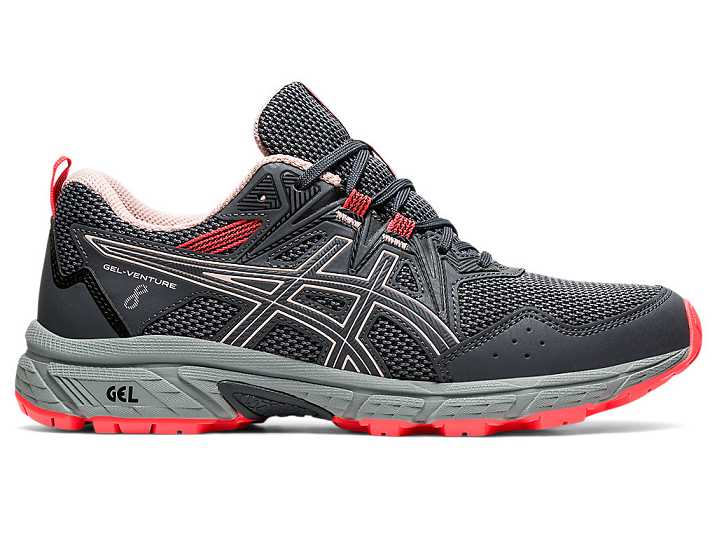 Women's Asics GEL-VENTURE 8 WIDE Trail Running Shoes Grey | Israel-1598367