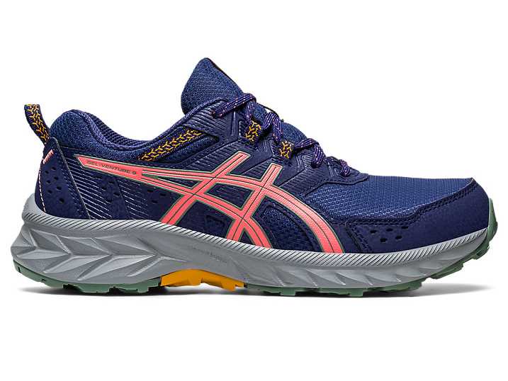 Women's Asics GEL-VENTURE 9 WIDE Running Shoes Blue | Israel-4729635