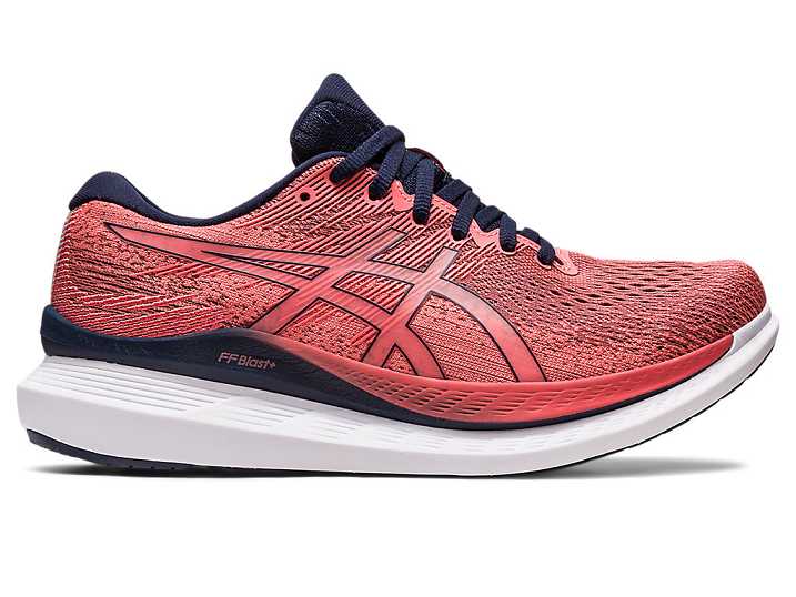 Women's Asics GLIDERIDE 3 WIDE Running Shoes Orange | Israel-4698157