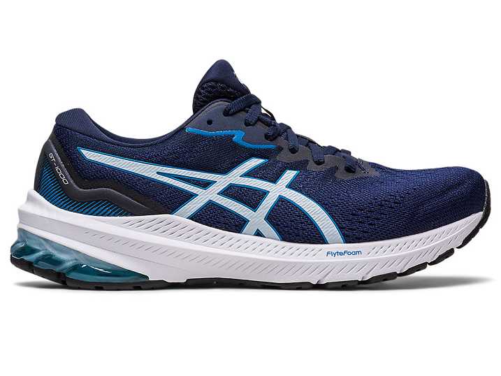 Women's Asics GT-1000 11 WIDE Running Shoes Blue | Israel-2795310