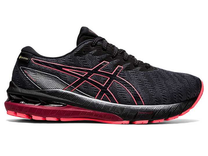 Women's Asics GT-2000 10 G-TX Running Shoes Grey / Black | Israel-2417658
