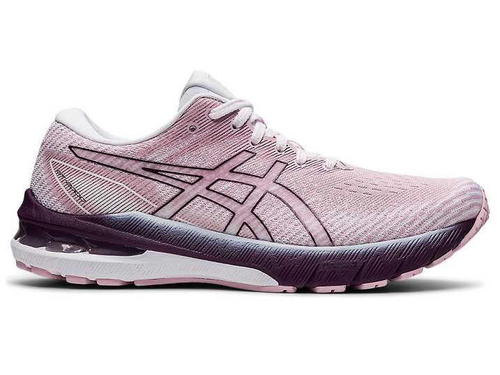 Women's Asics GT-2000 10 Running Shoes Rose / Deep Purple | Israel-9612738