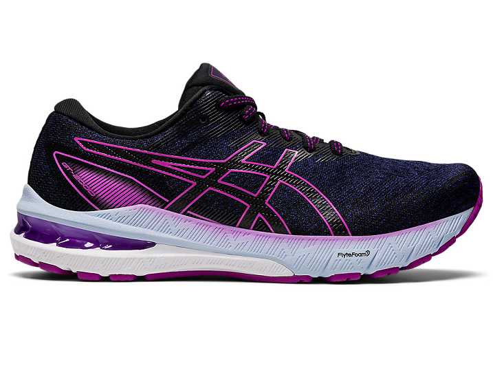 Women's Asics GT-2000 10 WIDE Running Shoes Blue / Purple | Israel-8631924