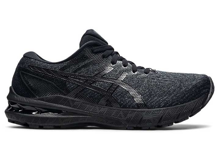 Women's Asics GT-2000 10 WIDE Running Shoes Black | Israel-8706421