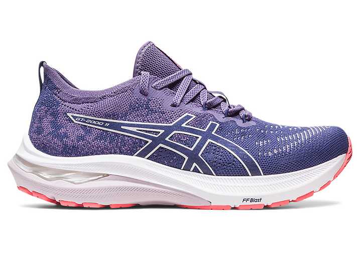 Women's Asics GT-2000 11 MK KNIT Running Shoes Blue / Silver | Israel-5123749