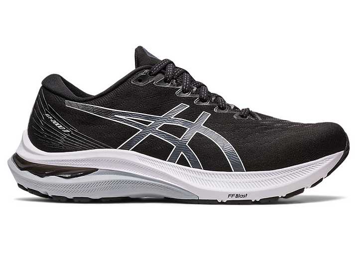 Women's Asics GT-2000 11 NARROW Running Shoes Black / White | Israel-1932076
