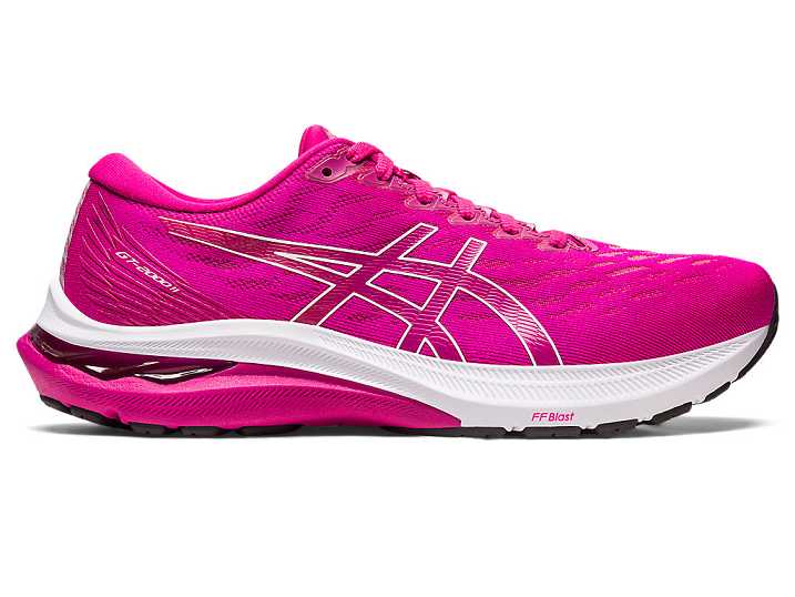 Women's Asics GT-2000 11 Running Shoes Pink / Purple | Israel-0365281
