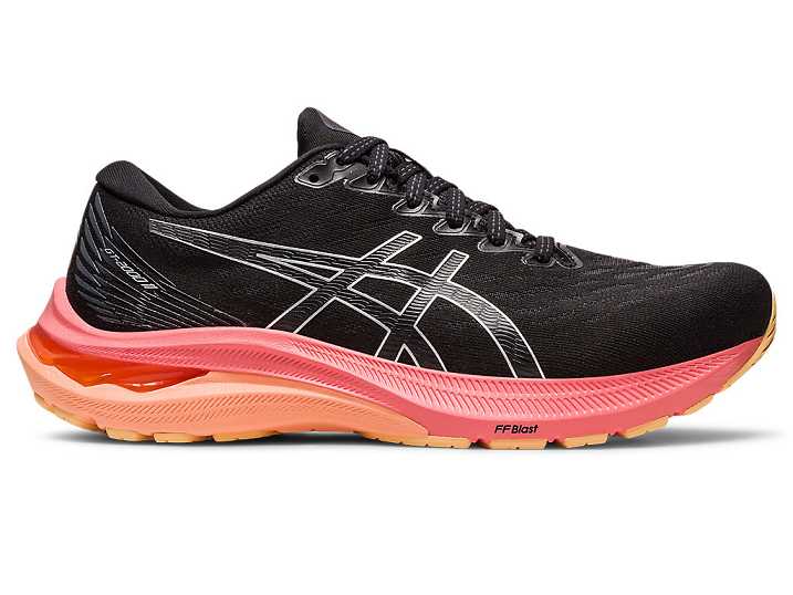 Women's Asics GT-2000 11 WIDE Running Shoes Black / Silver | Israel-6845291
