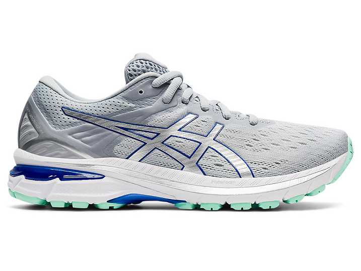 Women's Asics GT-2000 9 Running Shoes Grey / Silver | Israel-3502491