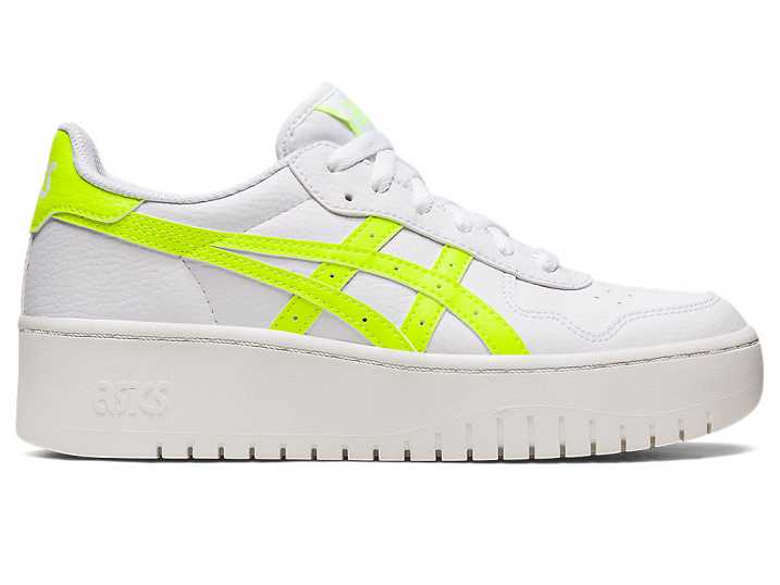 Women's Asics JAPAN S PF Sneakers White / Yellow | Israel-0219657