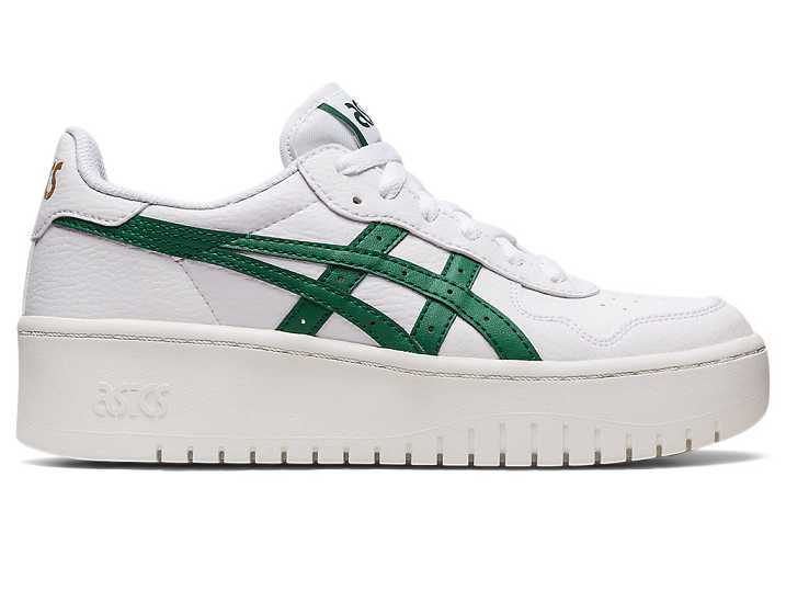 Women's Asics JAPAN S PF Sneakers White / Green | Israel-4579832