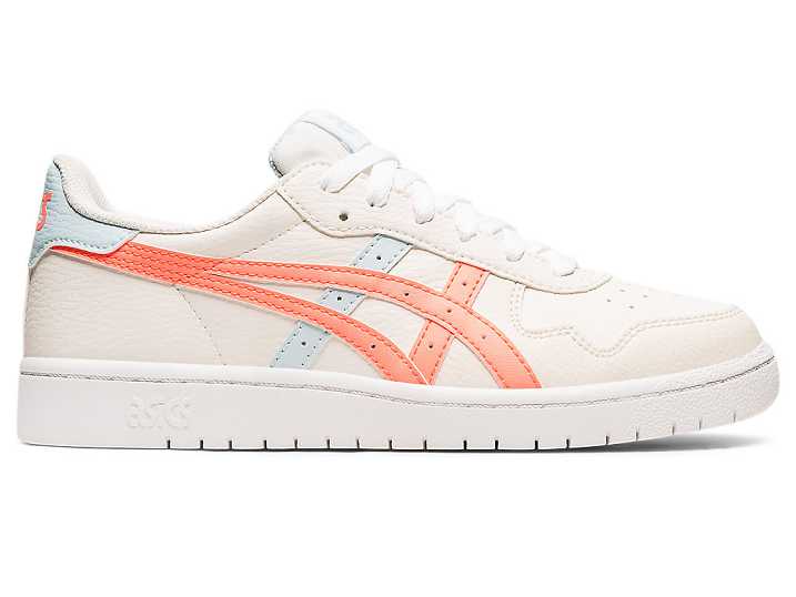 Women's Asics JAPAN S Sneakers Cream / Orange Coral | Israel-3640591