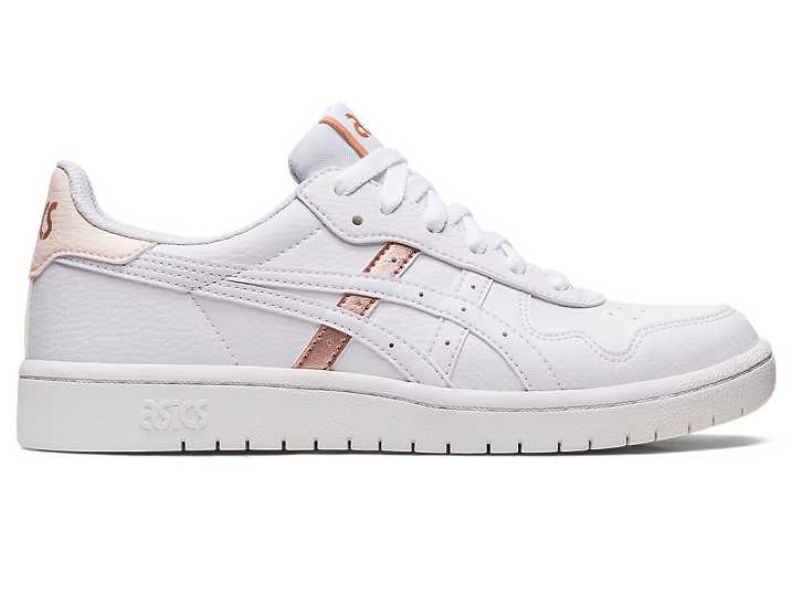 Women's Asics JAPAN S Sneakers White / Rose Gold | Israel-8350612